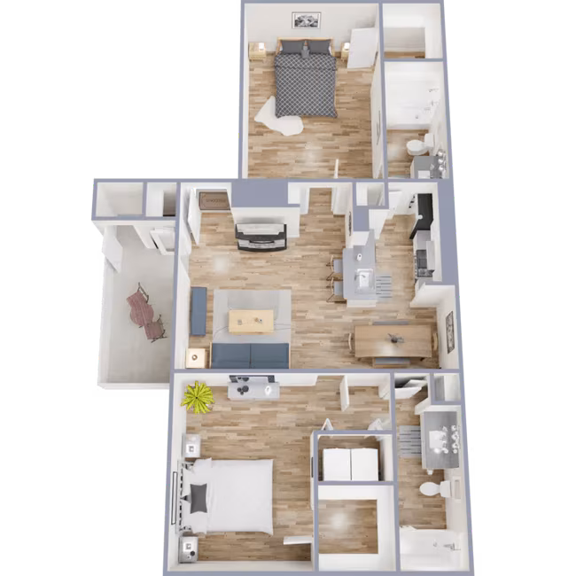 Unit 0407 0412 floor plan